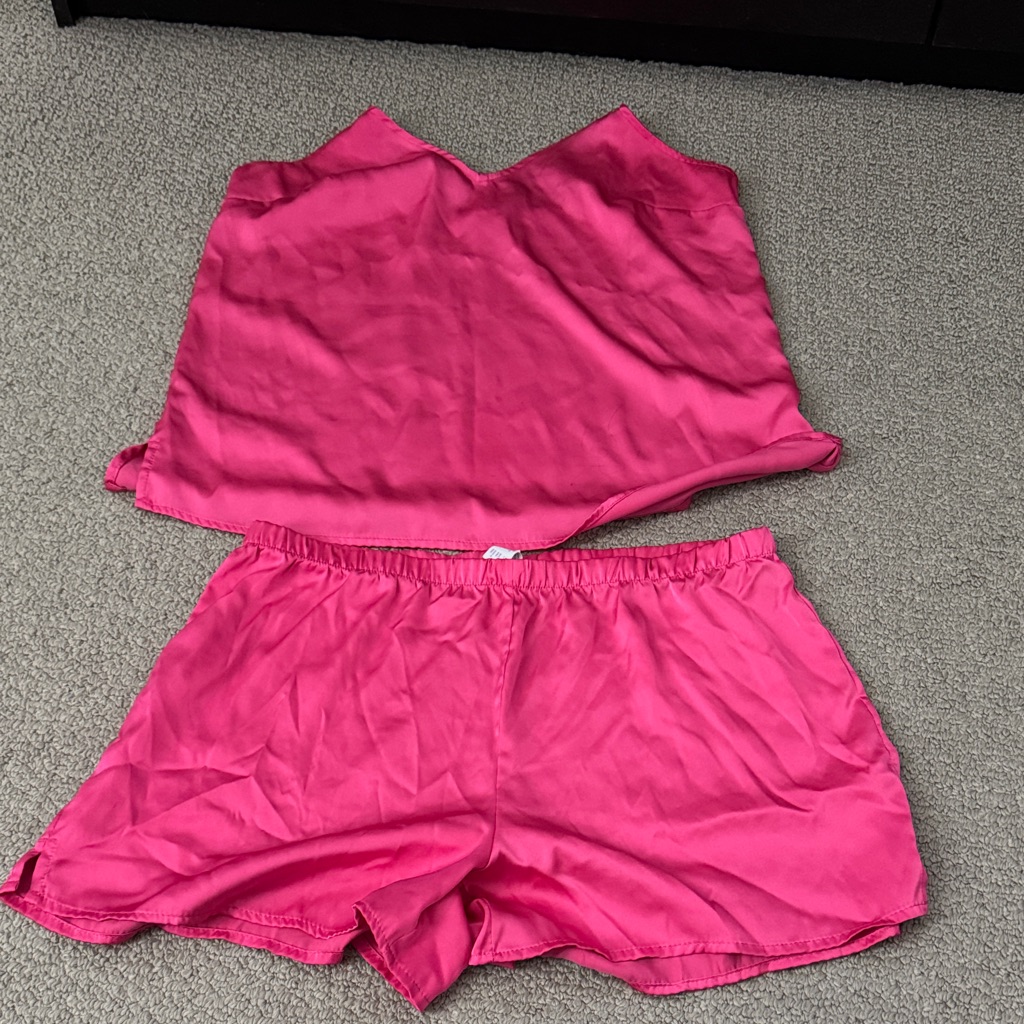 Stars Above Vibrant Pink Pajama Set